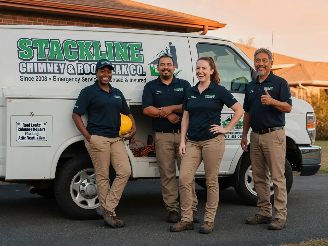 Chimney flashing repair company in Westford, VT